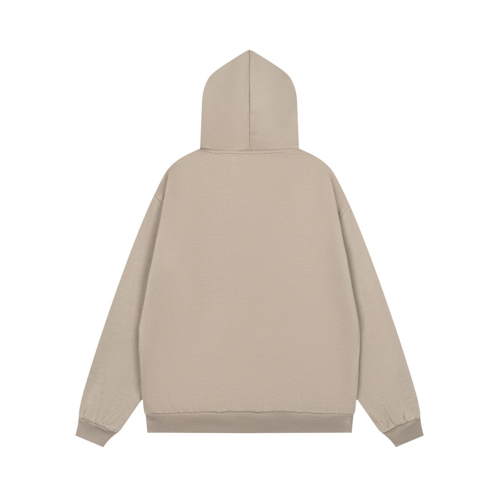 Essentials Arch Text Taupe Hoodie OKZY2026528