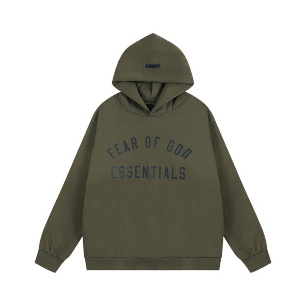 Essentials Arch Logo Olive Hoodie OKZY2026532