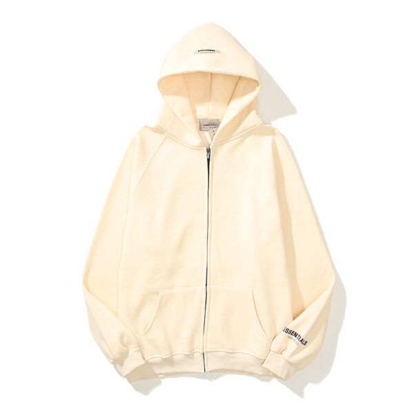 Essentials Back Logo Cream Hoodie OKZY2026536