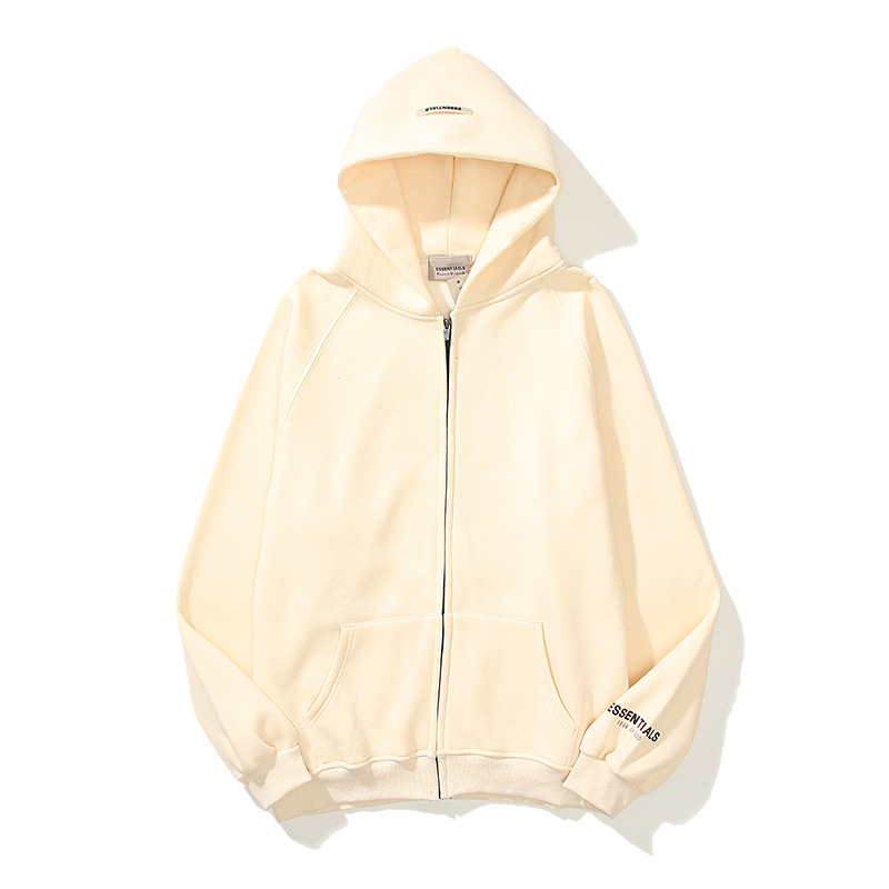 Essentials Back Logo Cream Hoodie OKZY2026536