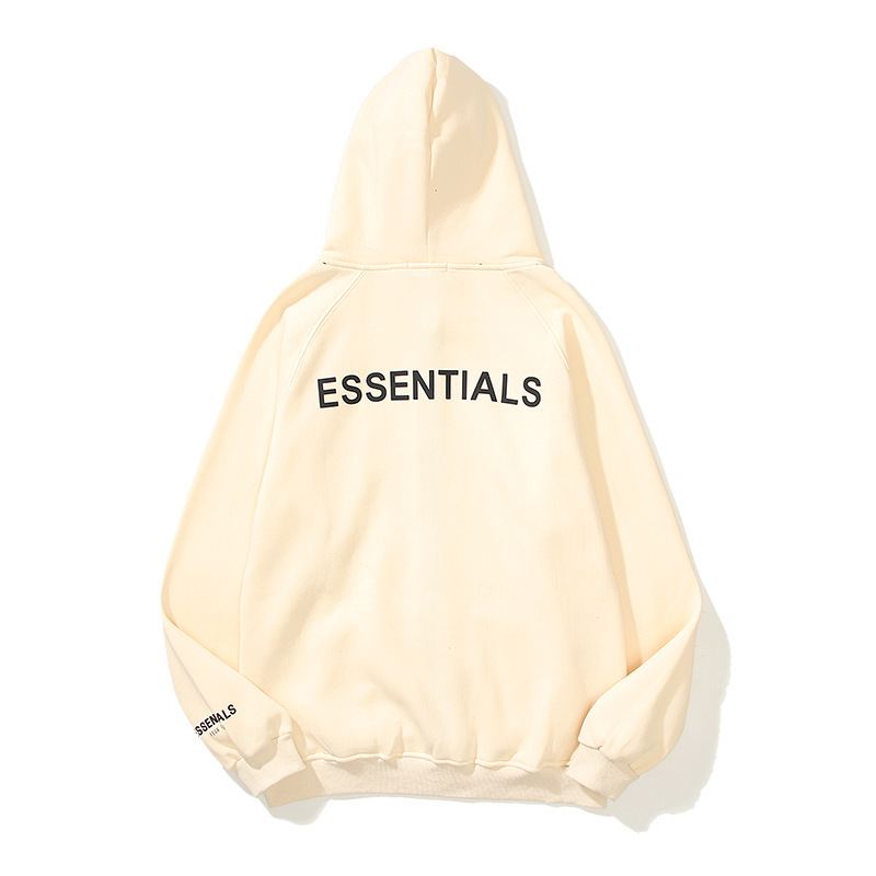 Essentials Back Logo Cream Hoodie OKZY2026536
