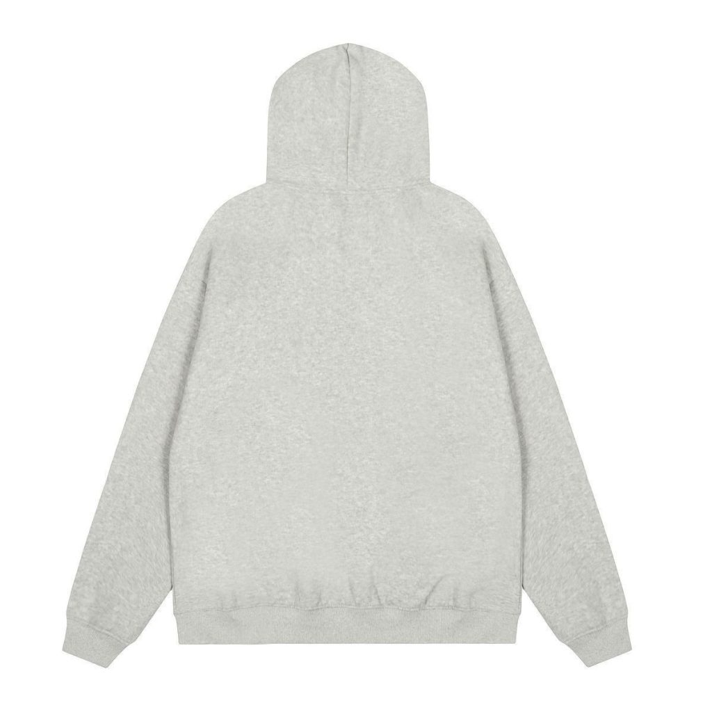 Essentials Chest Crest Heather Grey Hoodie OKZY2026541