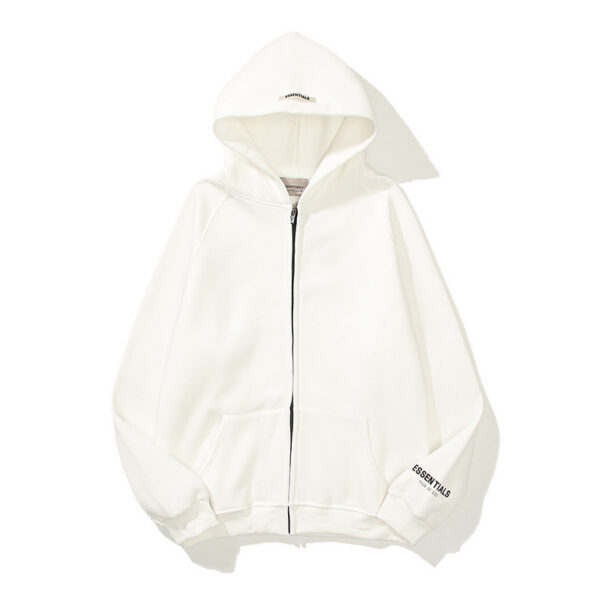 Essentials Back Logo White Hoodie OKZY2026542