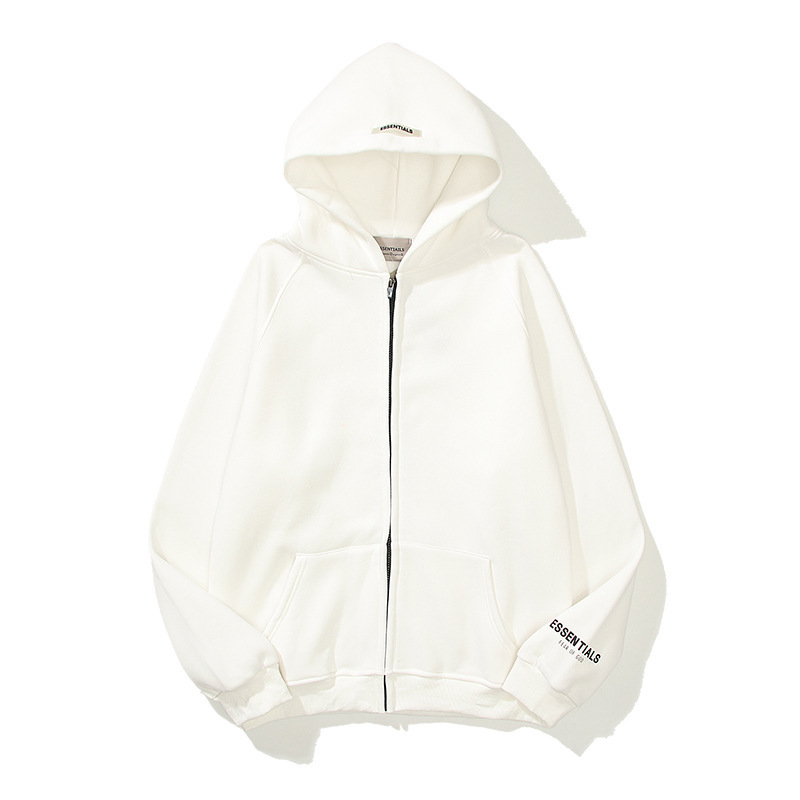 Essentials Back Logo White Hoodie OKZY2026542
