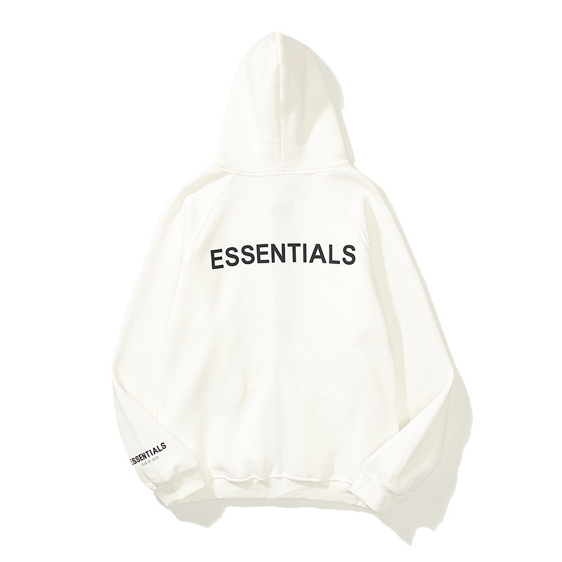 Essentials Back Logo White Hoodie OKZY2026542