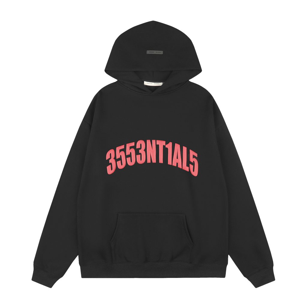 Essentials 3553NT1AL5 Letter Print Hoodie OKZY2026547