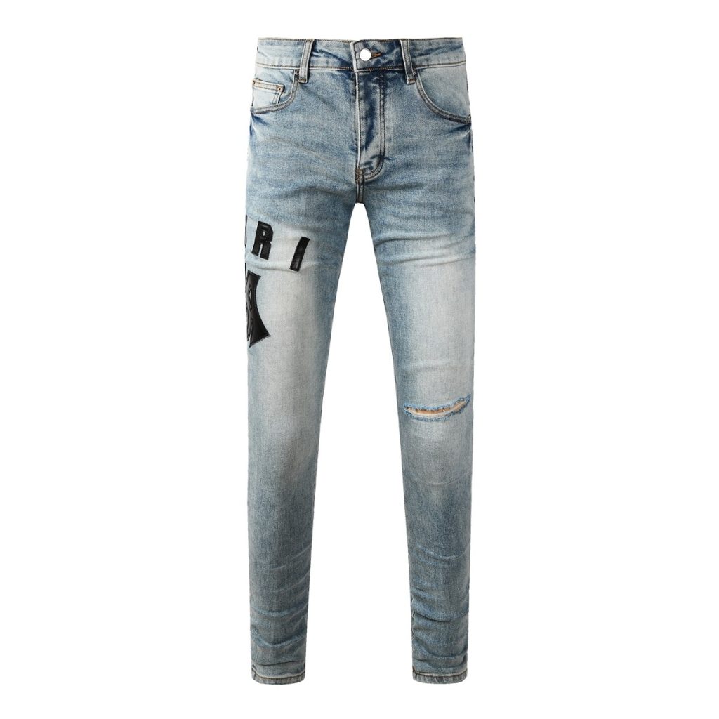 Amiri Black Letter Skinny Jeans OKZY202654