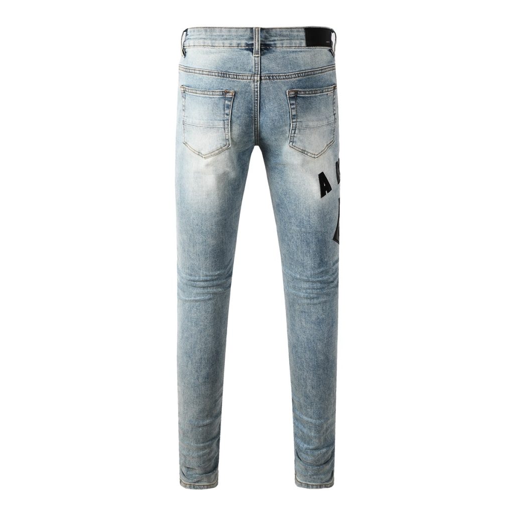 Amiri Black Letter Skinny Jeans OKZY202654