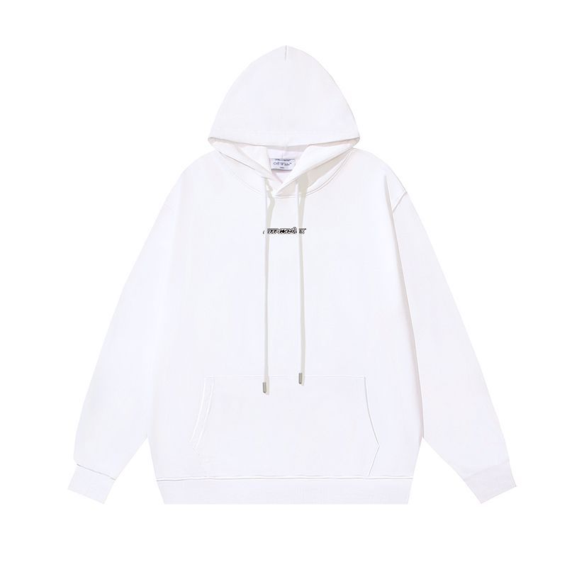 Off White Blue 3D Arrow Hoodie OKZY2026557