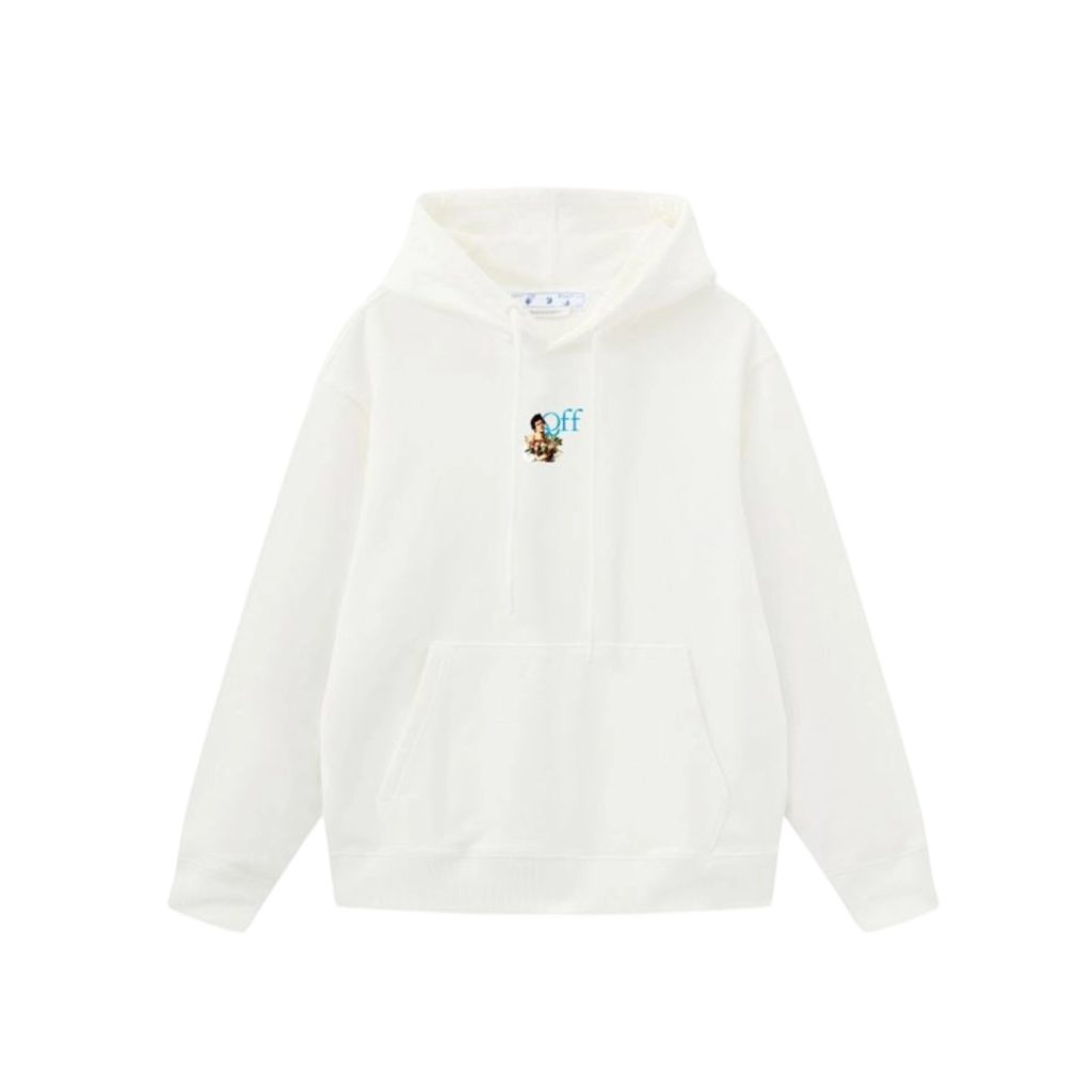 Off White Fruit Boy Oil Painting Arrow Hoodie OKZY2026560