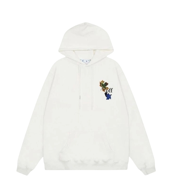 Off White Autumn Leaf Arrow Hoodie OKZY2026563