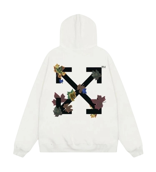Off White Autumn Leaf Arrow Hoodie OKZY2026563