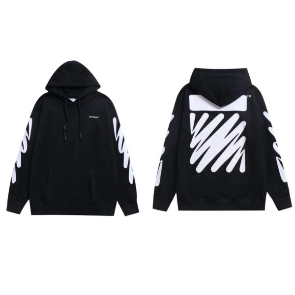 Off White Brush Stroke Logo Hoodie OKZY2026565
