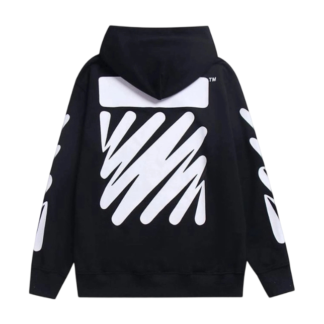 Off White Brush Stroke Logo Hoodie OKZY2026565