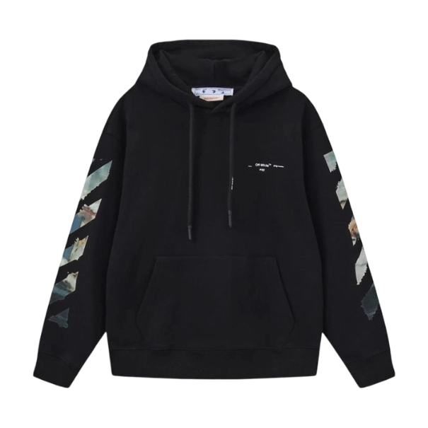 Off White Impressionist Seascape Arrow Hoodie OKZY2026566