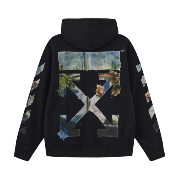 Off White Impressionist Seascape Arrow Hoodie OKZY2026566