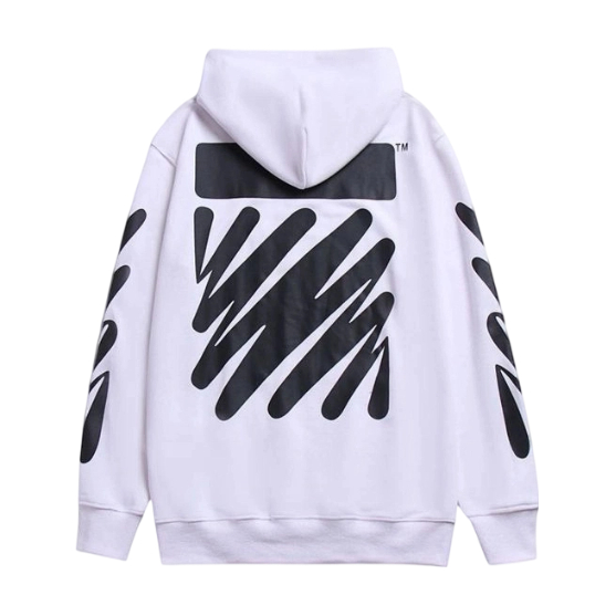 Off White Brush Stroke Arrow Hoodie OKZY2026572