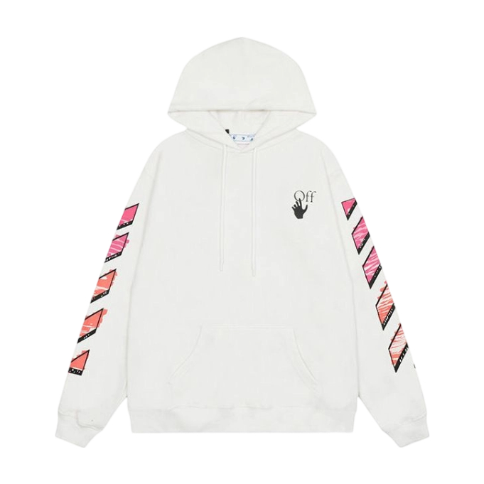 Off White Pink Gradient Arrow Hoodie OKZY2026576