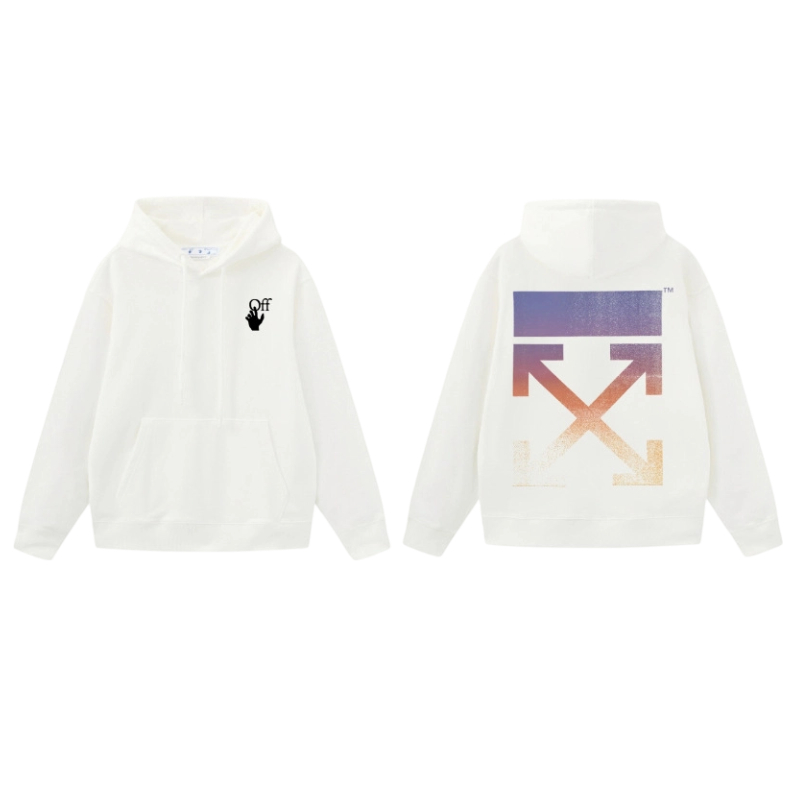 Off White Gradient Sunset Arrow Hoodie OKZY2026580