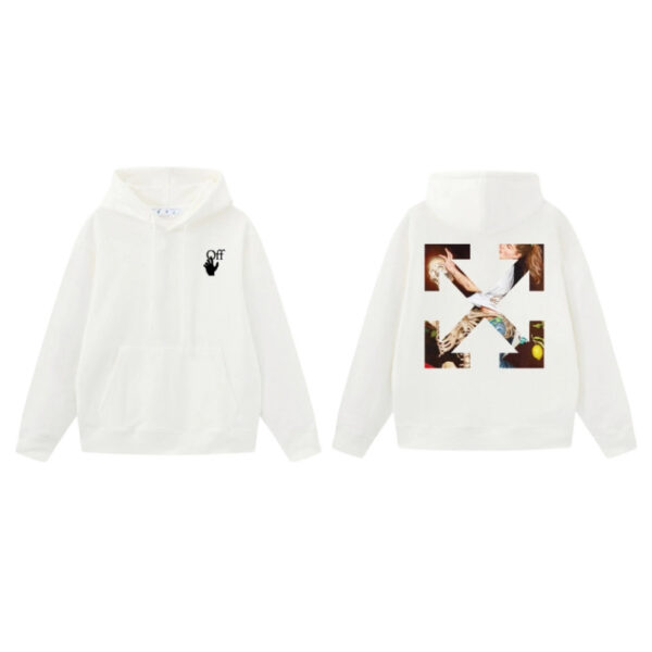 Off White Classic Painting Arrow Hoodie OKZY2026584