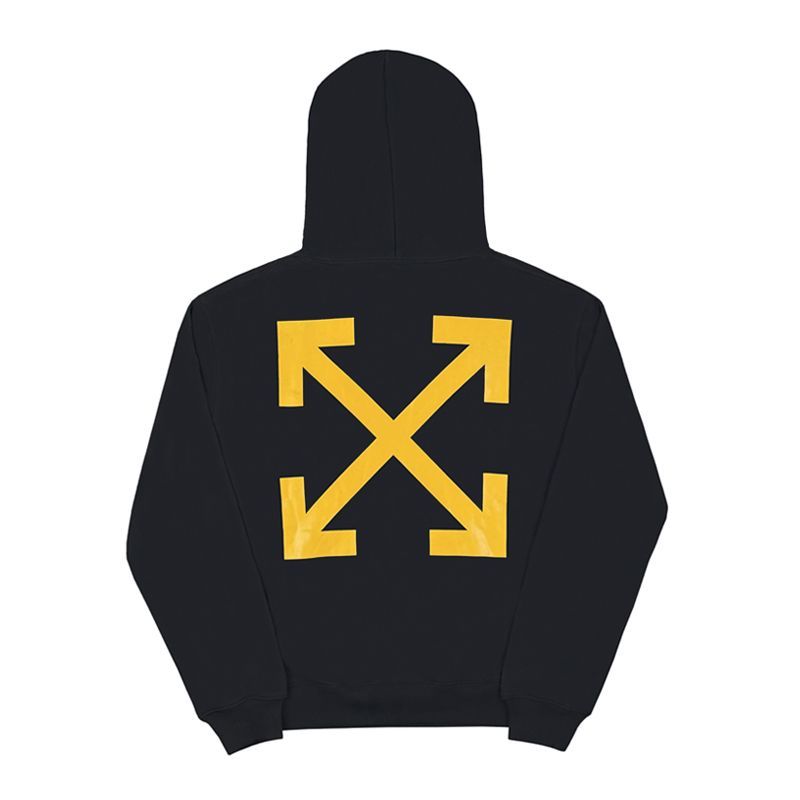 Off White Yellow Frame Art Hoodie OKZY2026587