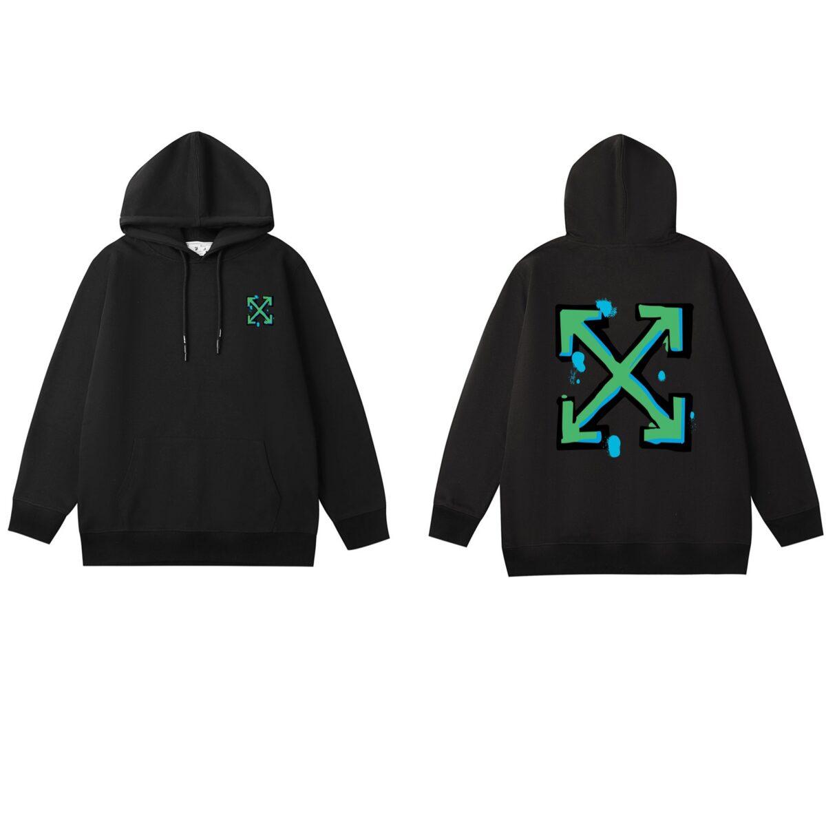Off White Graffiti Arrow Hoodie OKZY2026593