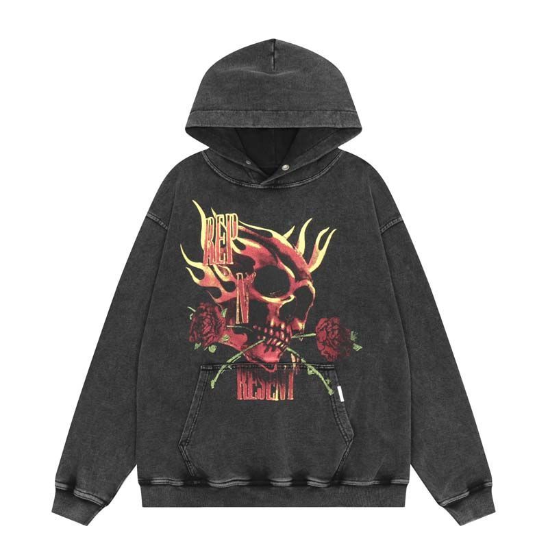 Represent Skull Rose Hoodie OKZY2026596