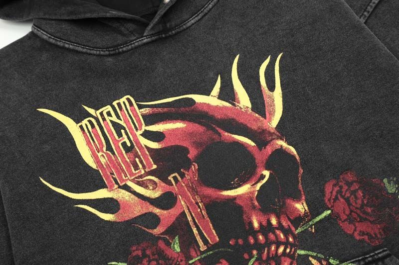 Represent Skull Rose Hoodie OKZY2026596