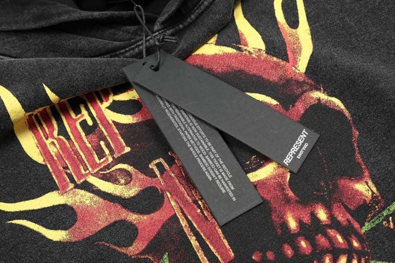 Represent Skull Rose Hoodie OKZY2026596