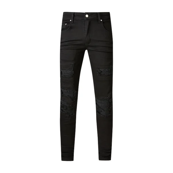 Amiri Frayed Patch Distressed Denim OKZY202659