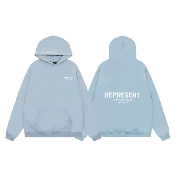 Represent Owners Club Light Blue Hoodie OKZY2026609