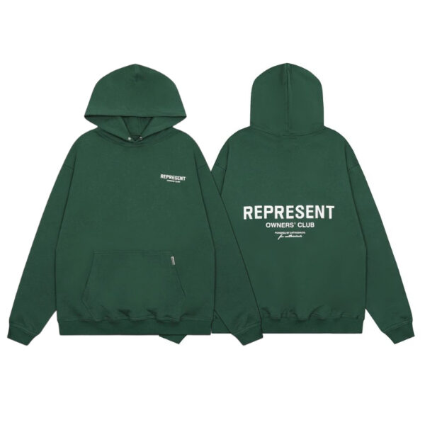 Represent Owners Club Dark Green Hoodie OKZY2026612