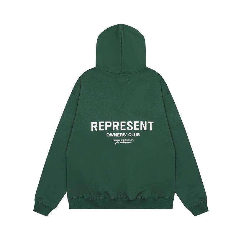 Represent Owners Club Dark Green Hoodie OKZY2026612