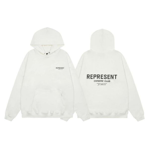 Represent Owners Club Off White Hoodie OKZY2026613