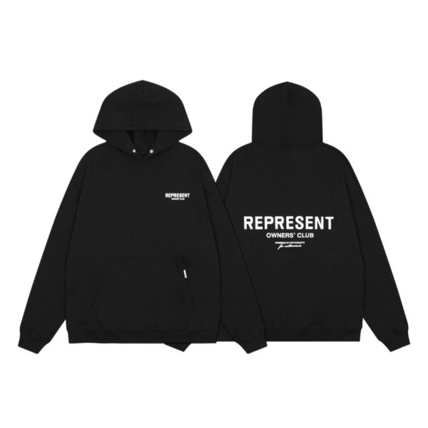 Represent Owners Club Black Hoodie OKZY2026614