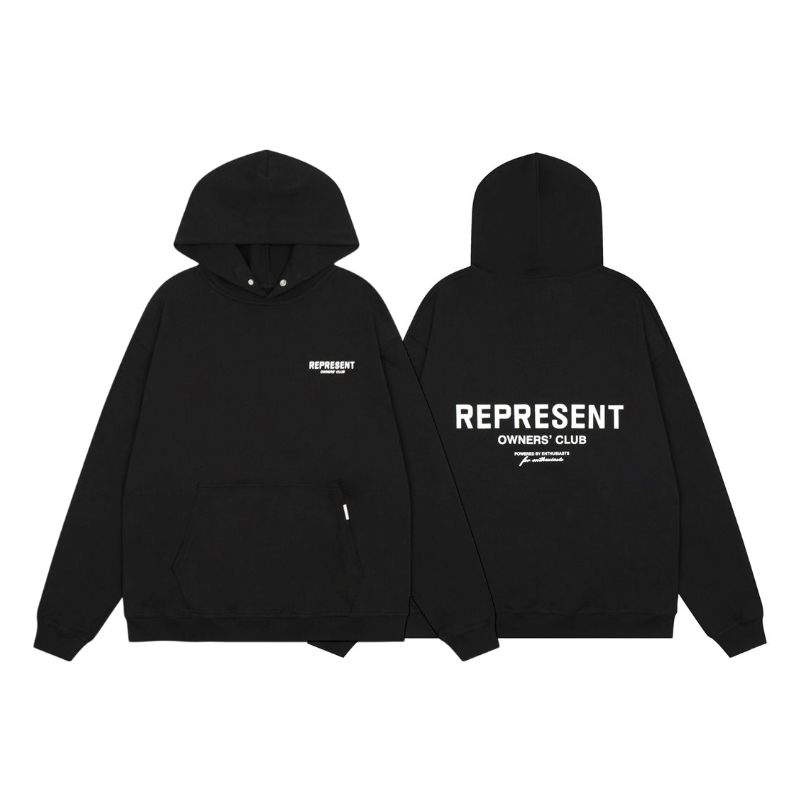 Represent Owners Club Black Hoodie OKZY2026614