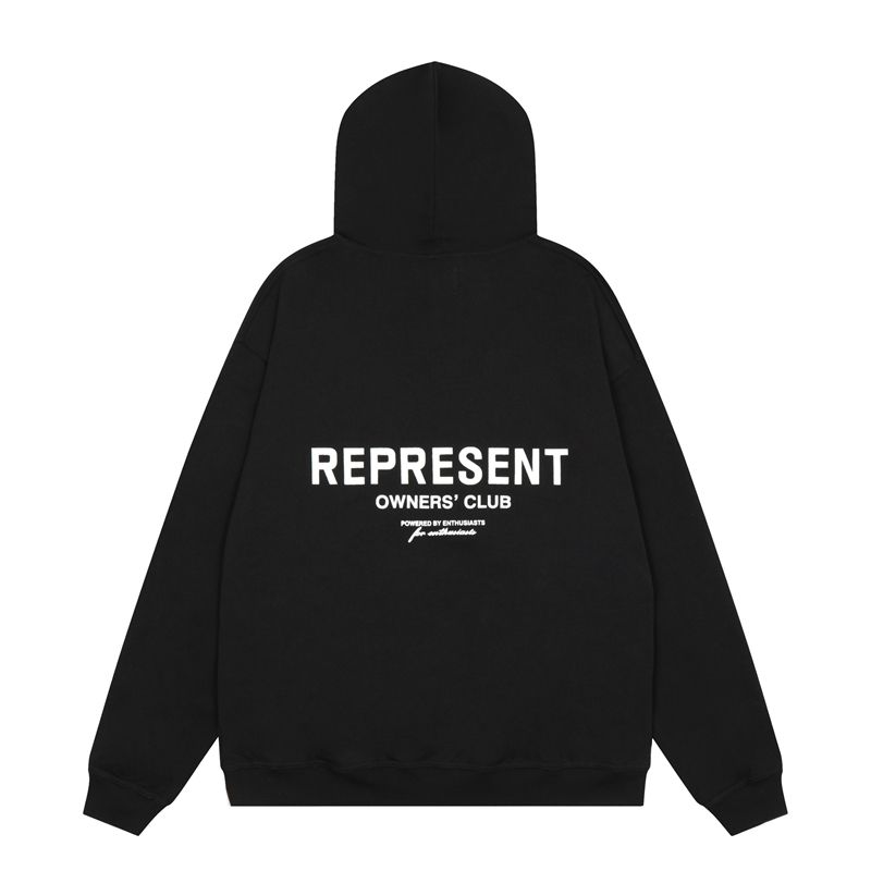 Represent Owners Club Black Hoodie OKZY2026614
