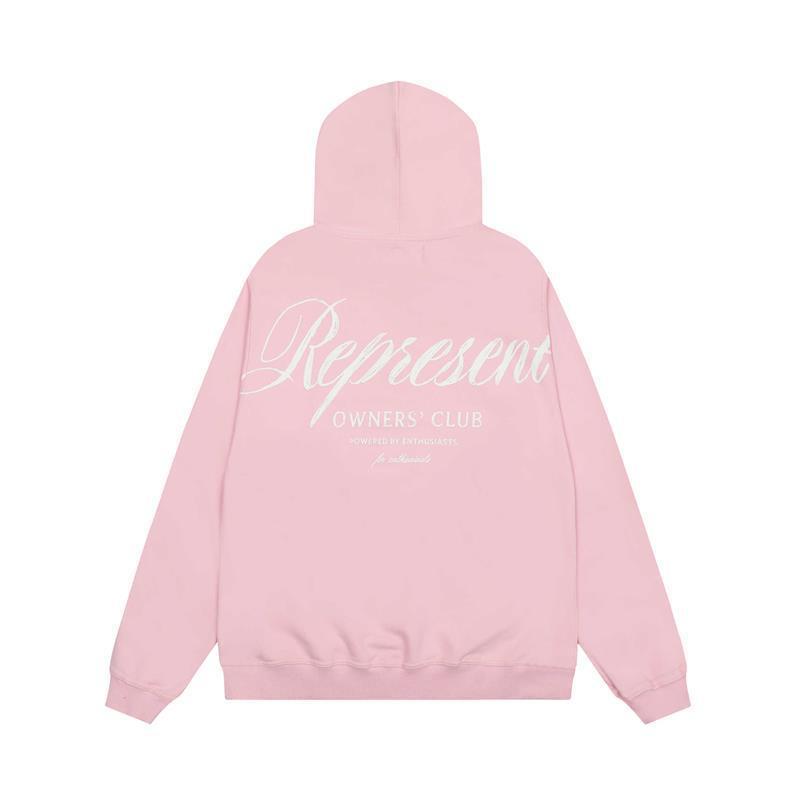 Represent Owners Club Script Pink Hoodie OKZY2026622