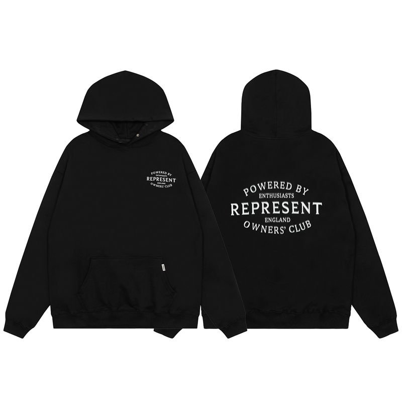 Represent Owners Club England Black Hoodie OKZY2026623