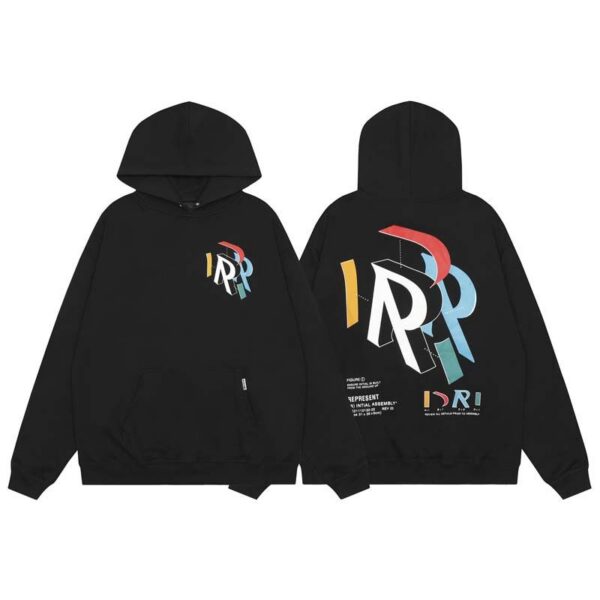 Represent 3D Color R Logo Hoodie OKZY2026627