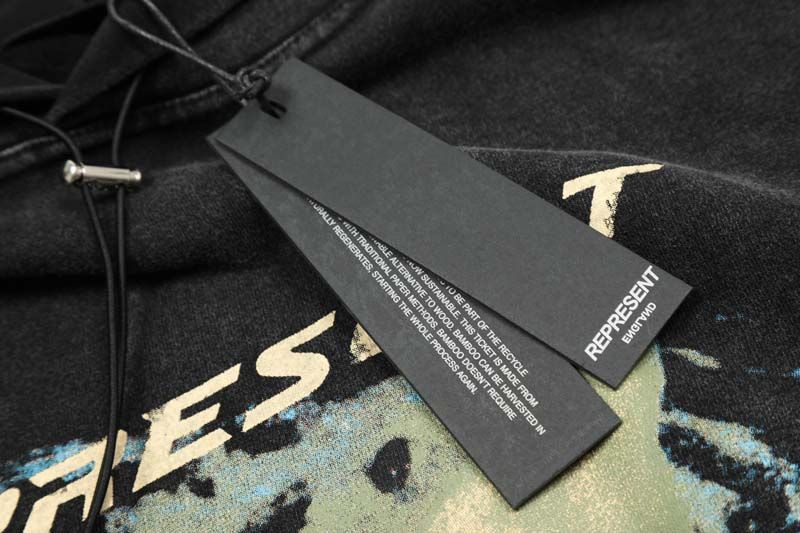 Represent Shark Vintage Washed Hoodie OKZY2026630