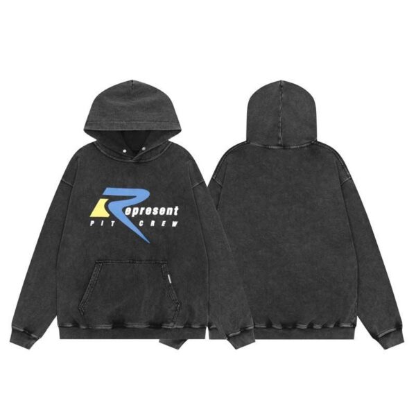 Represent Pit Crew Vintage Washed Hoodie OKZY2026632