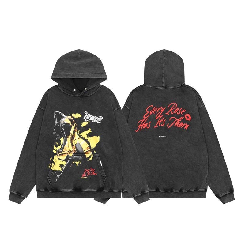Represent Every Rose Has Its Thorn Hoodie OKZY2026633