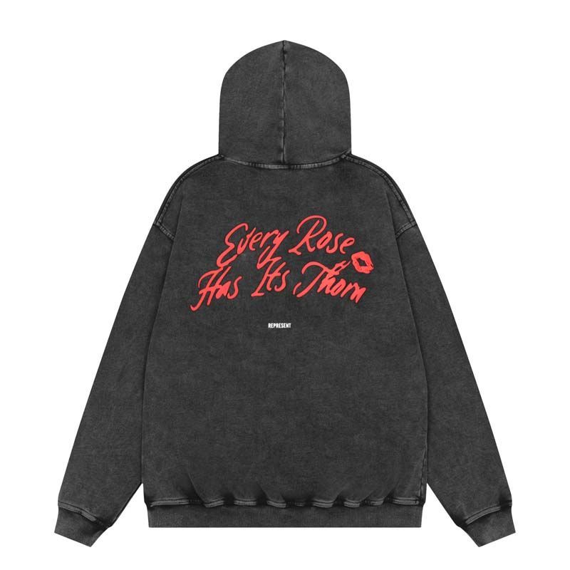 Represent Every Rose Has Its Thorn Hoodie OKZY2026633