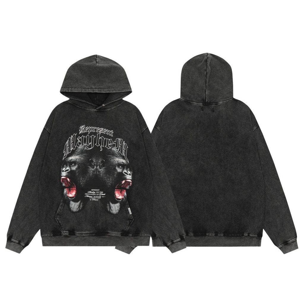Represent Gorilla Print Hoodie OKZY2026636