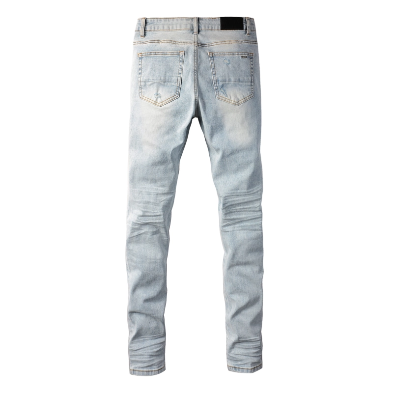 Amiri Blue Liner Light Wash Jeans OKZY202663