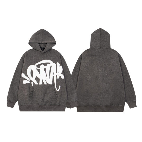 Syna World Big Graffiti Dark Grey Hoodie OKZY2026653