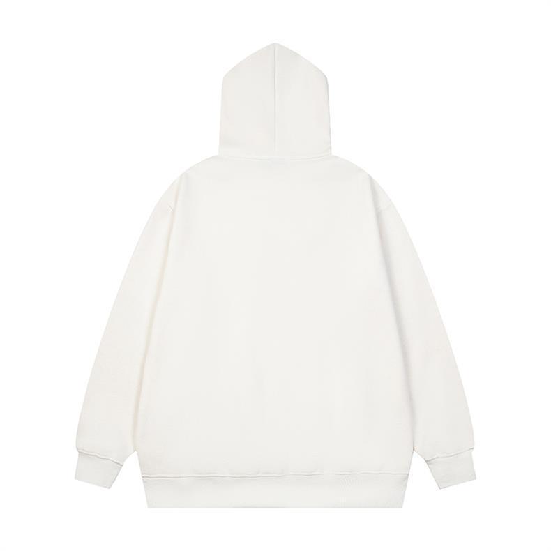 Syna World Hood Print White Hoodie OKZY2026659