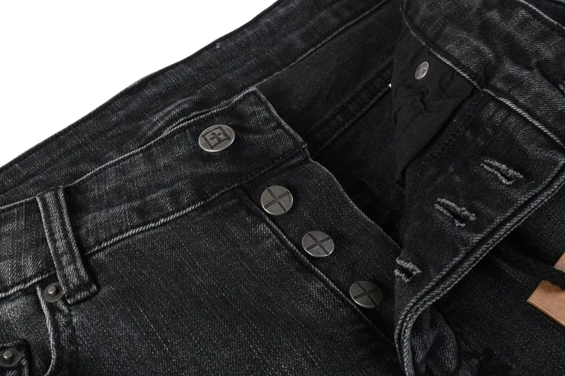 Ksubi Graffiti Print Black Wash Jeans OKZY202665