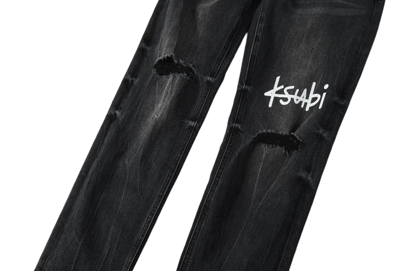 Ksubi Graffiti Print Black Wash Jeans OKZY202665